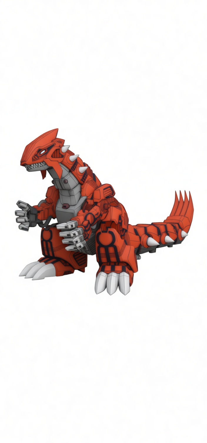 Mechagodzilla Robot Figurine free 3D printable STL