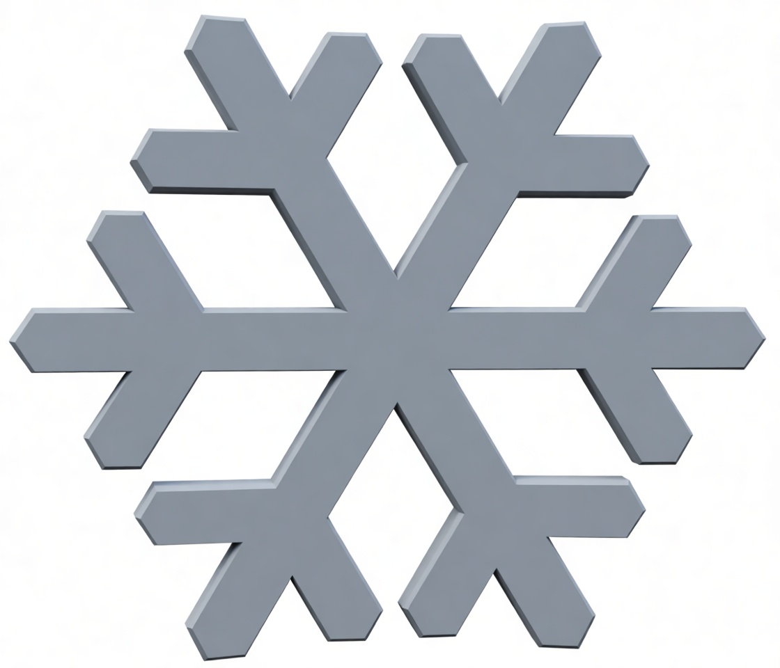 Snowflake Ornament Model free 3D printable STL
