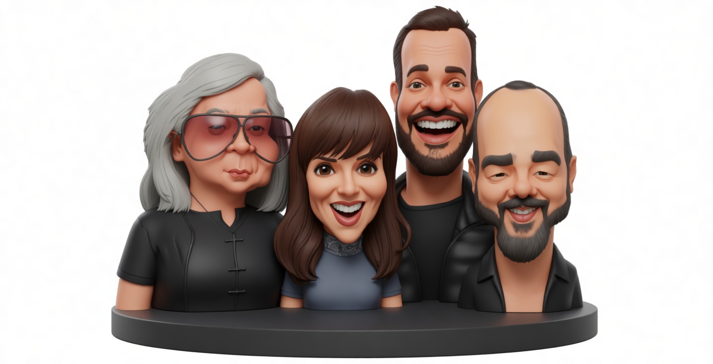 Custom Caricature Busts free 3D printable STL