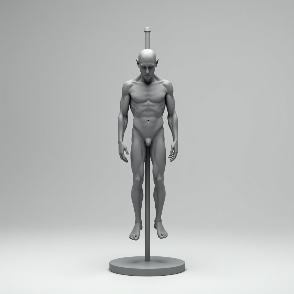 Suspended Anatomy Model free 3D printable STL