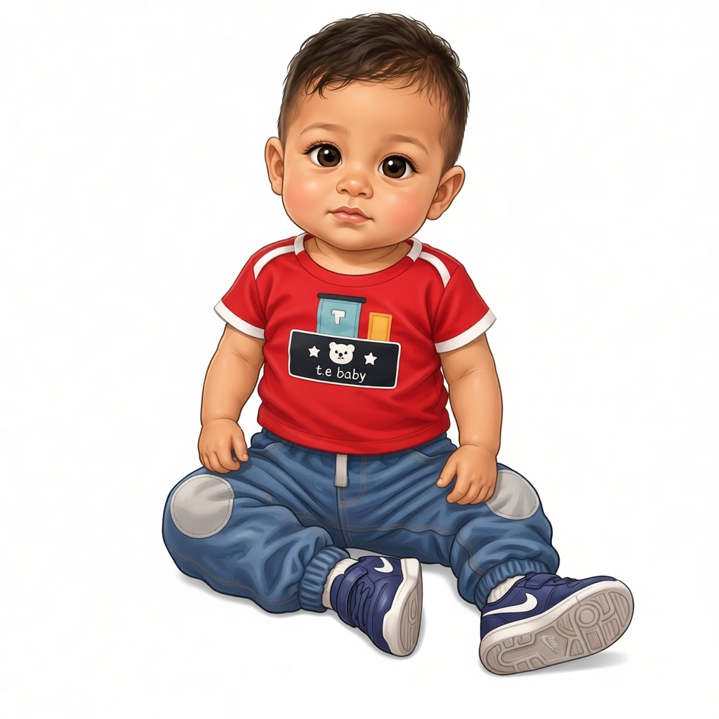 Realistic Baby Figurine free 3D printable STL