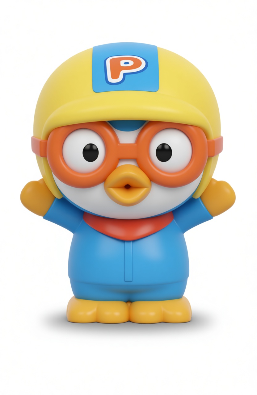 Pororo Penguin Figurine - Free 3D Printable STL File