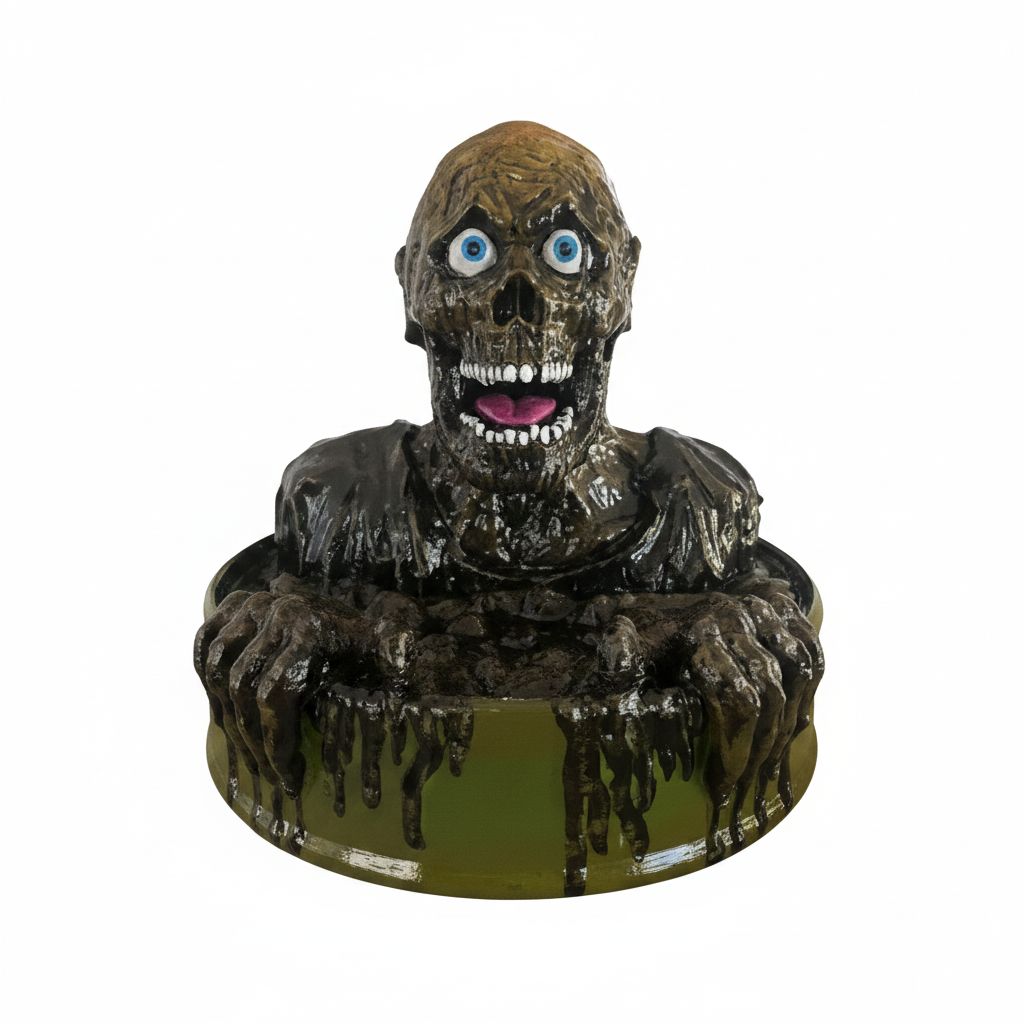 Zombie Bust Figurine free 3D printable STL