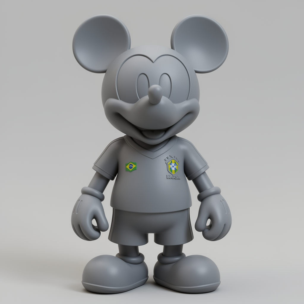 Mickey Mouse Figurine free 3D printable STL