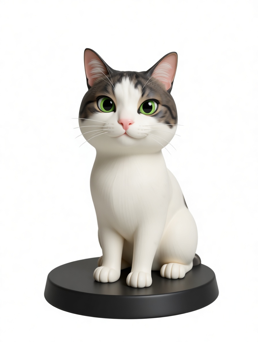 Tabby Cat Figurine free 3D printable STL