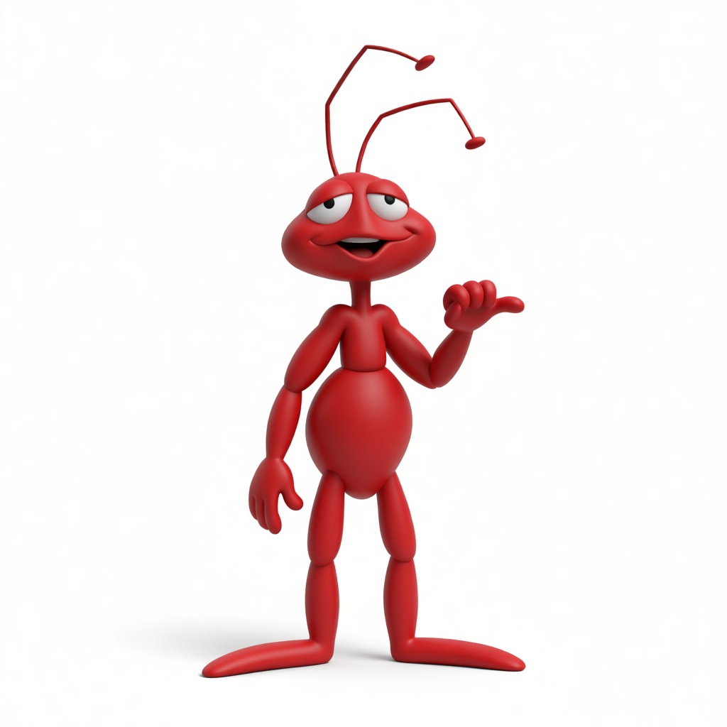 Zipper Ant Figurine free 3D printable STL