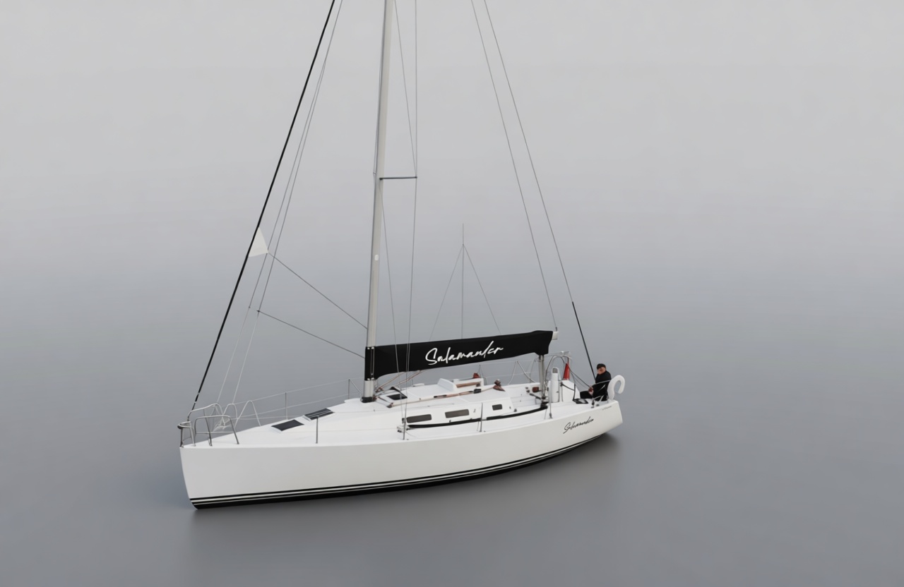 Salamander Sailing Yacht Model free 3D printable STL
