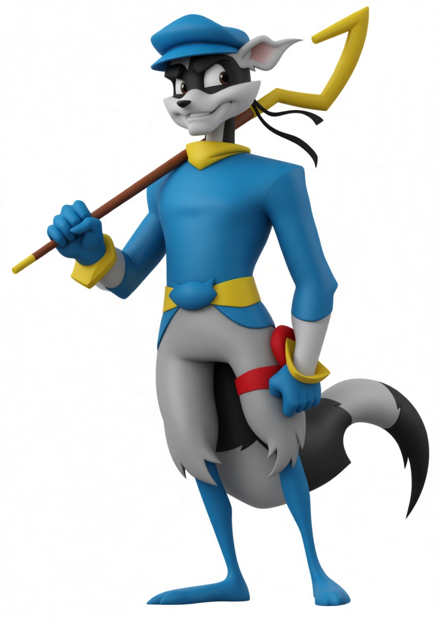 Sly Cooper Figurine free 3D printable STL