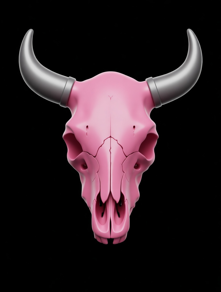 Bison Skull Sculpture free 3D printable STL