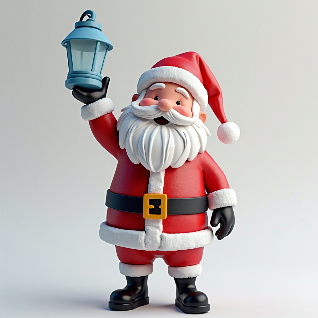 Cartoon Santa Figurine free 3D printable STL