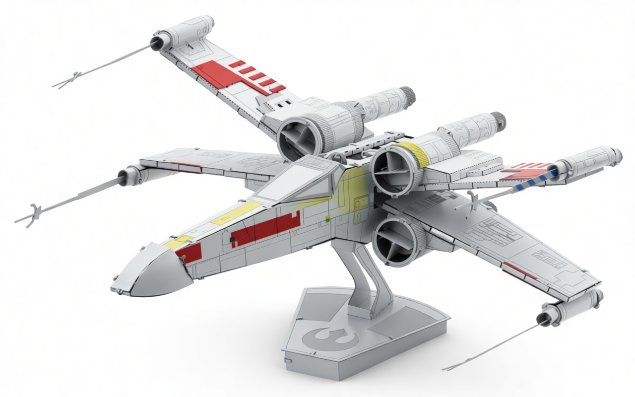 X-Wing Starfighter Model free 3D printable STL