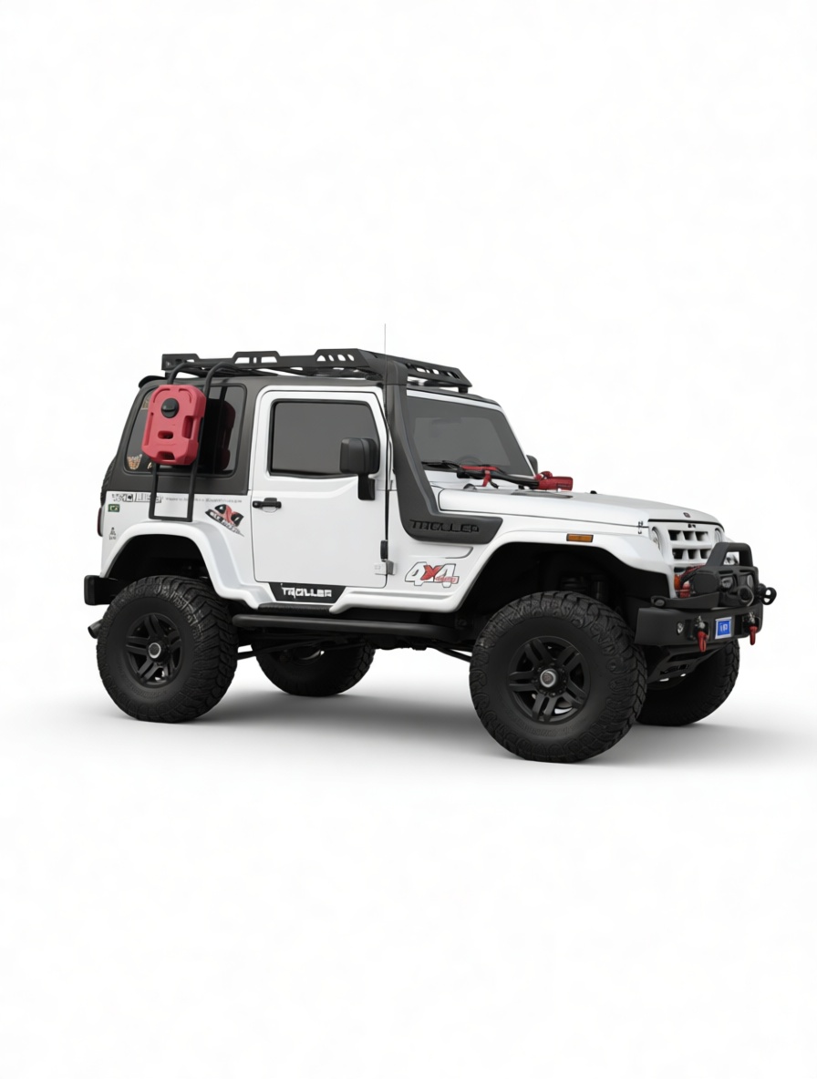 Jeep Wrangler Troller Model free 3D printable STL