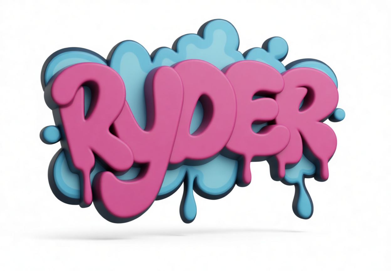 Ryder Graffiti Sign free 3D printable STL