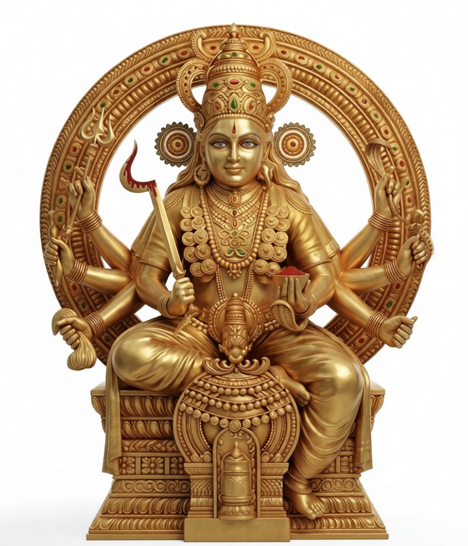 Durga Goddess Statue free 3D printable STL