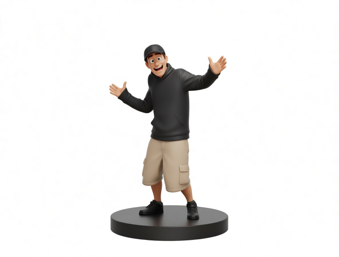 Casual Man Figurine free 3D printable STL