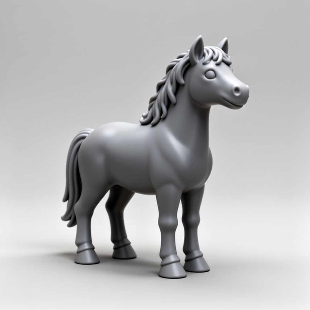 Cute Horse Figurine free 3D printable STL