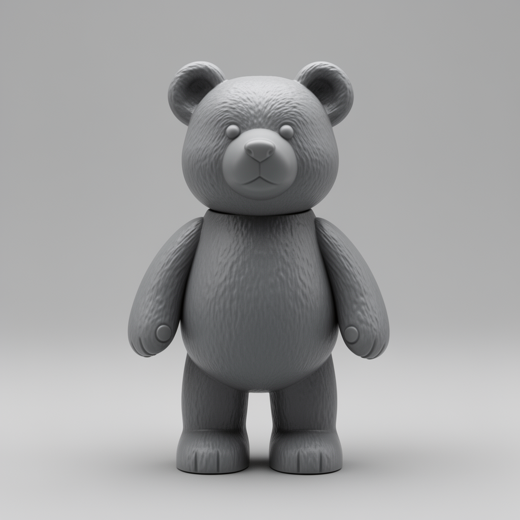 Teddy Bear Figurine free 3D printable STL