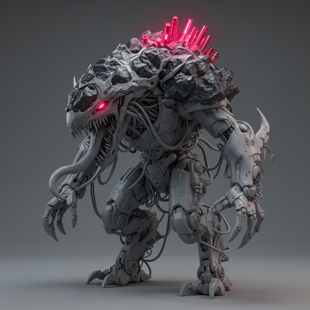 Chrome Haruspex Figurine free 3D printable STL