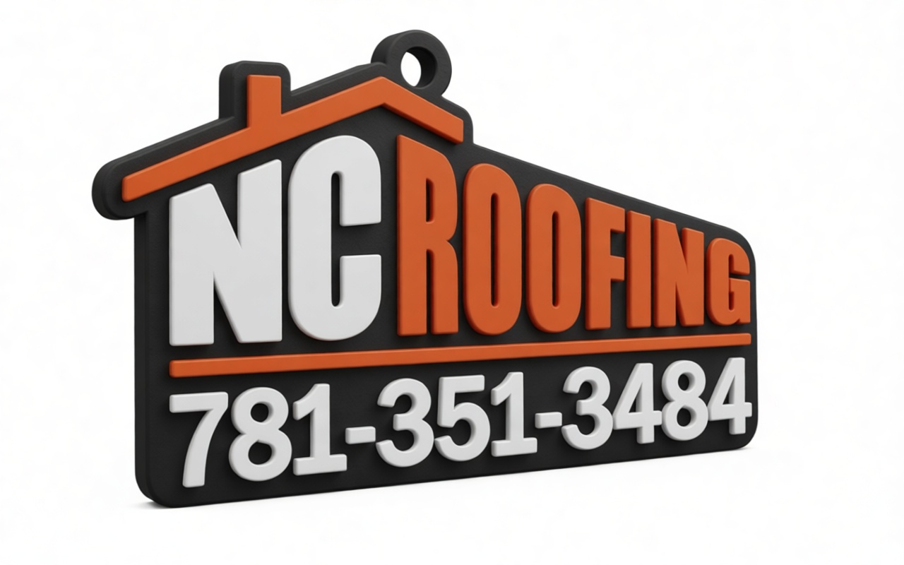 NC Roofing Keychain free 3D printable STL