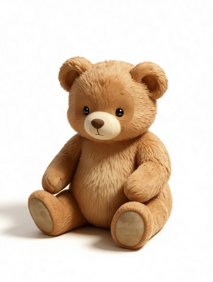 Brown Teddy Bear Figurine free 3D printable STL