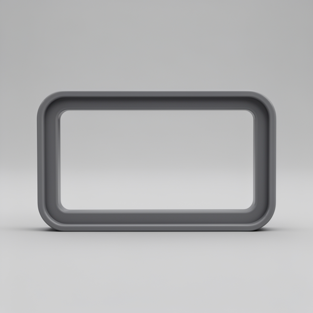 Rounded Corner Frame free 3D printable STL