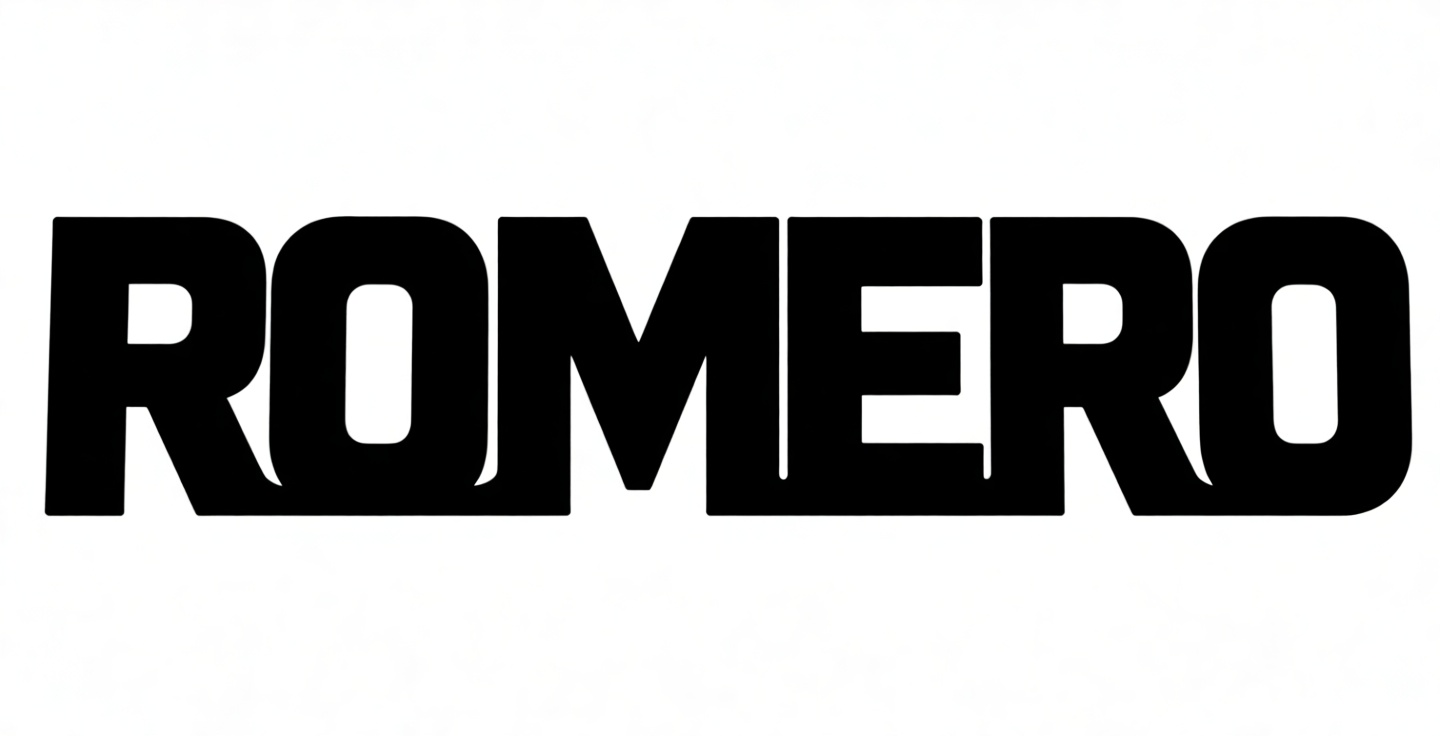 Romero Logo Sign free 3D printable STL