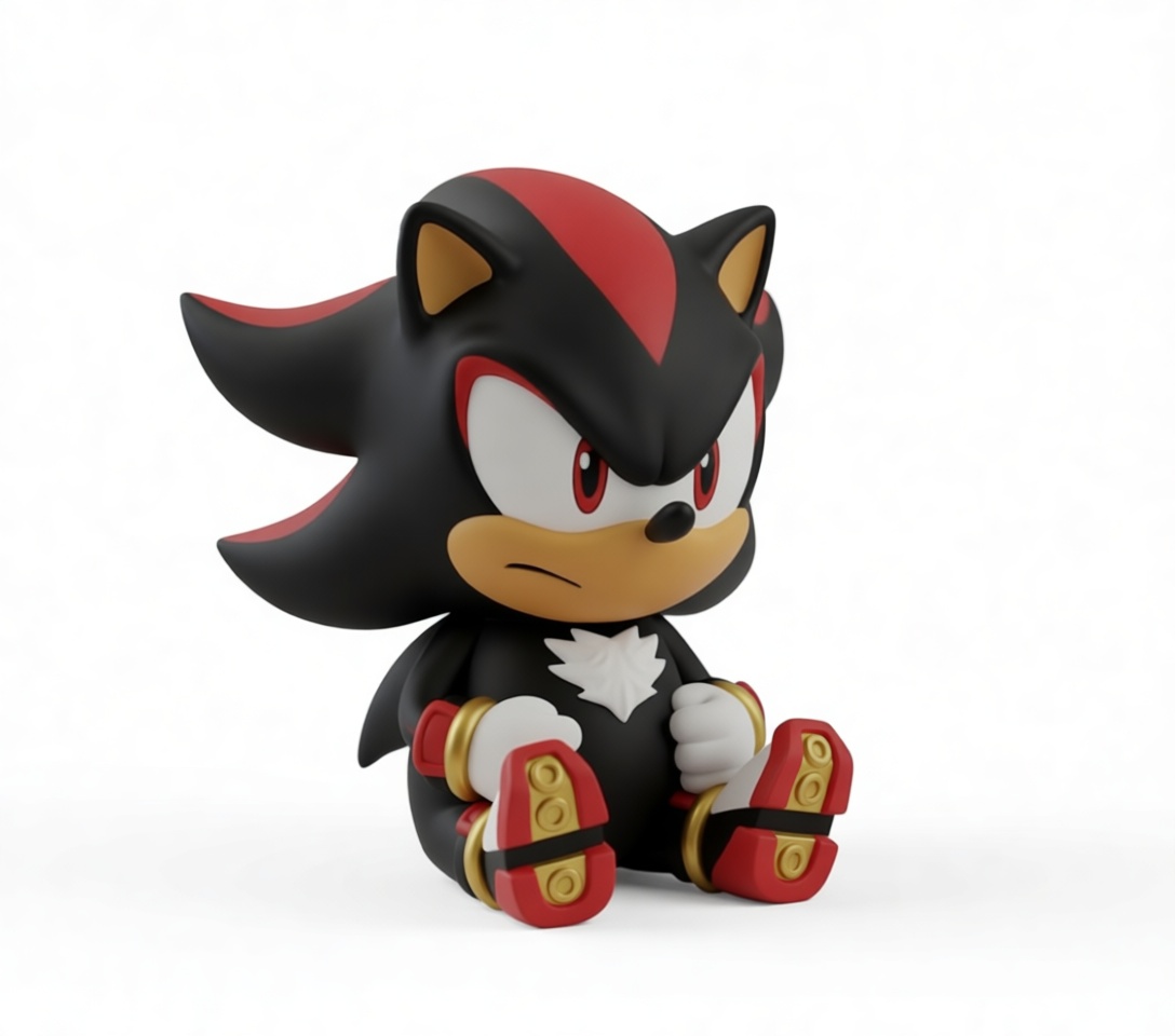 Shadow the Hedgehog Figurine free 3D printable STL