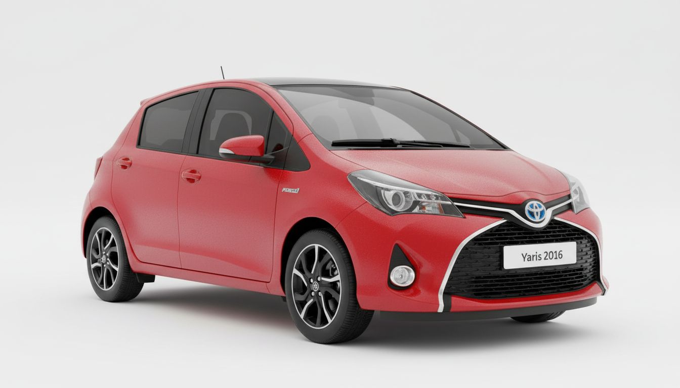 Toyota Yaris 2016 Model free 3D printable STL