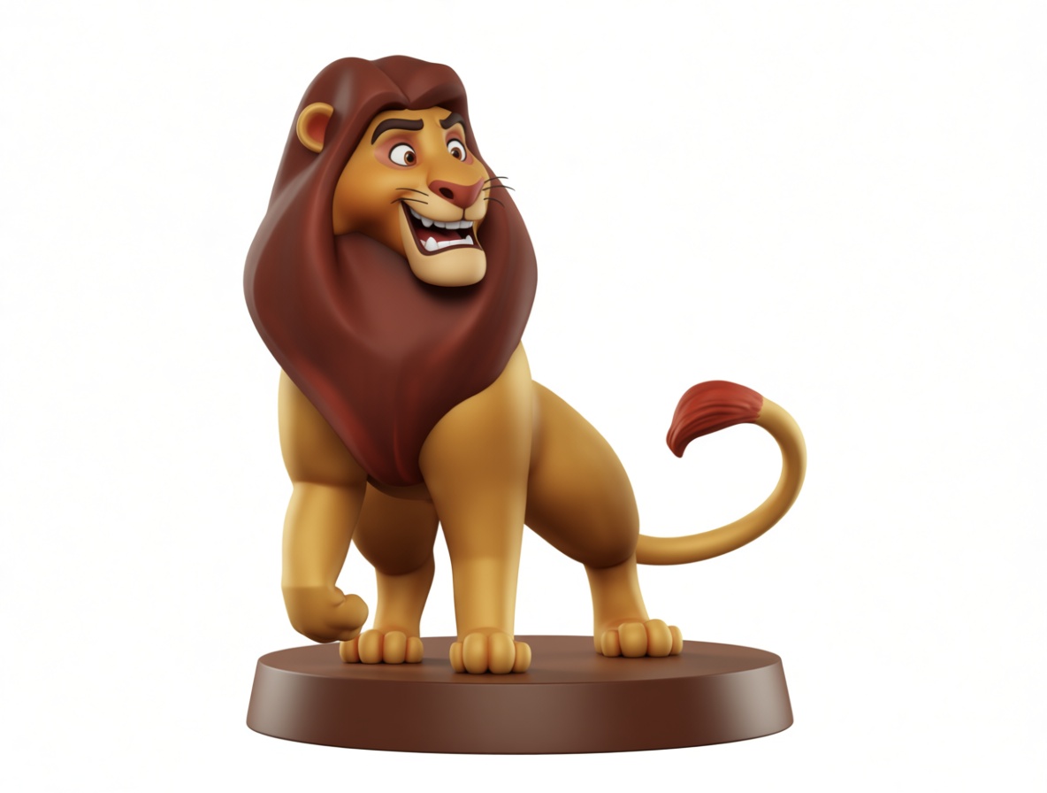 Simba Lion Figurine free 3D printable STL