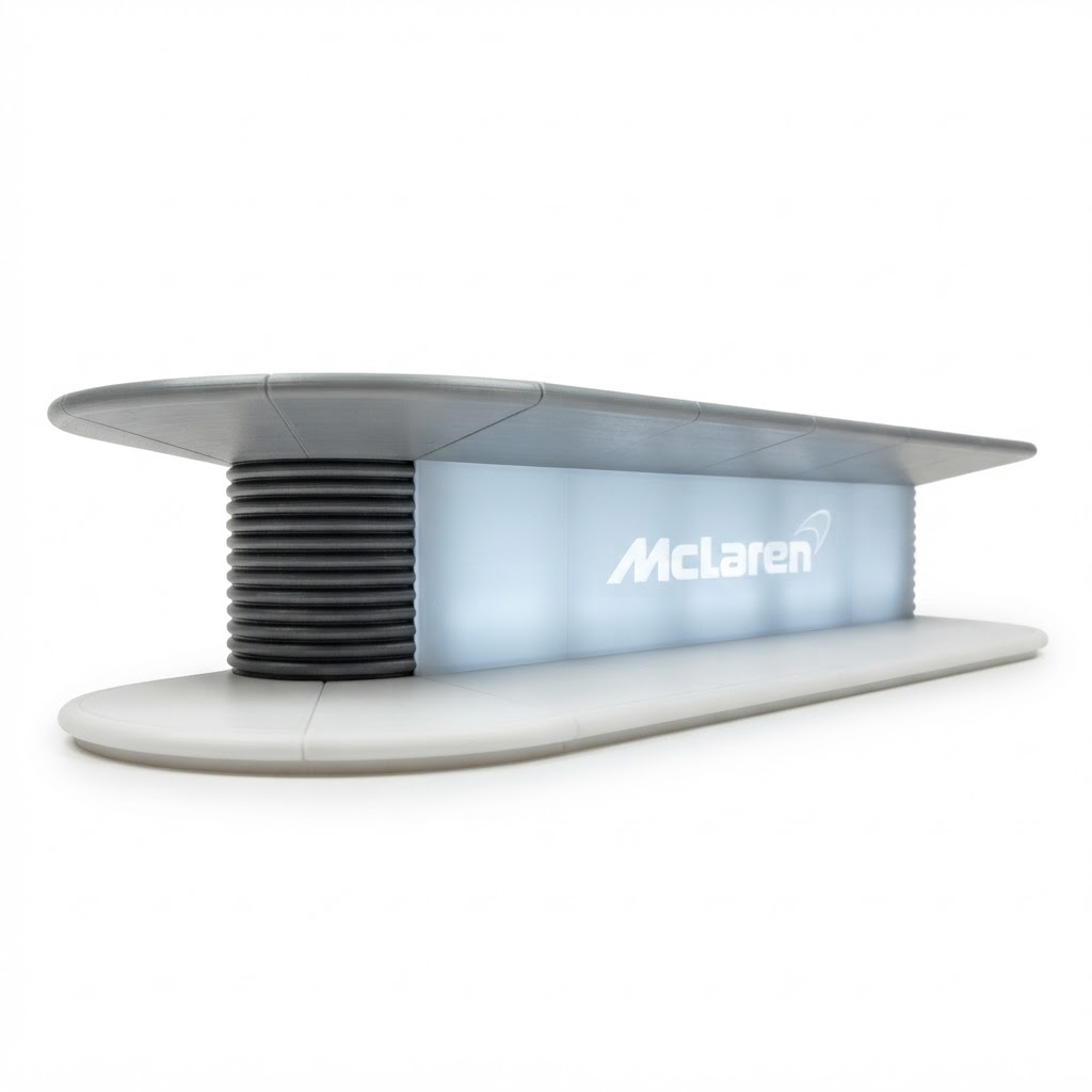 McLaren Formula 1 Garage Model free 3D printable STL