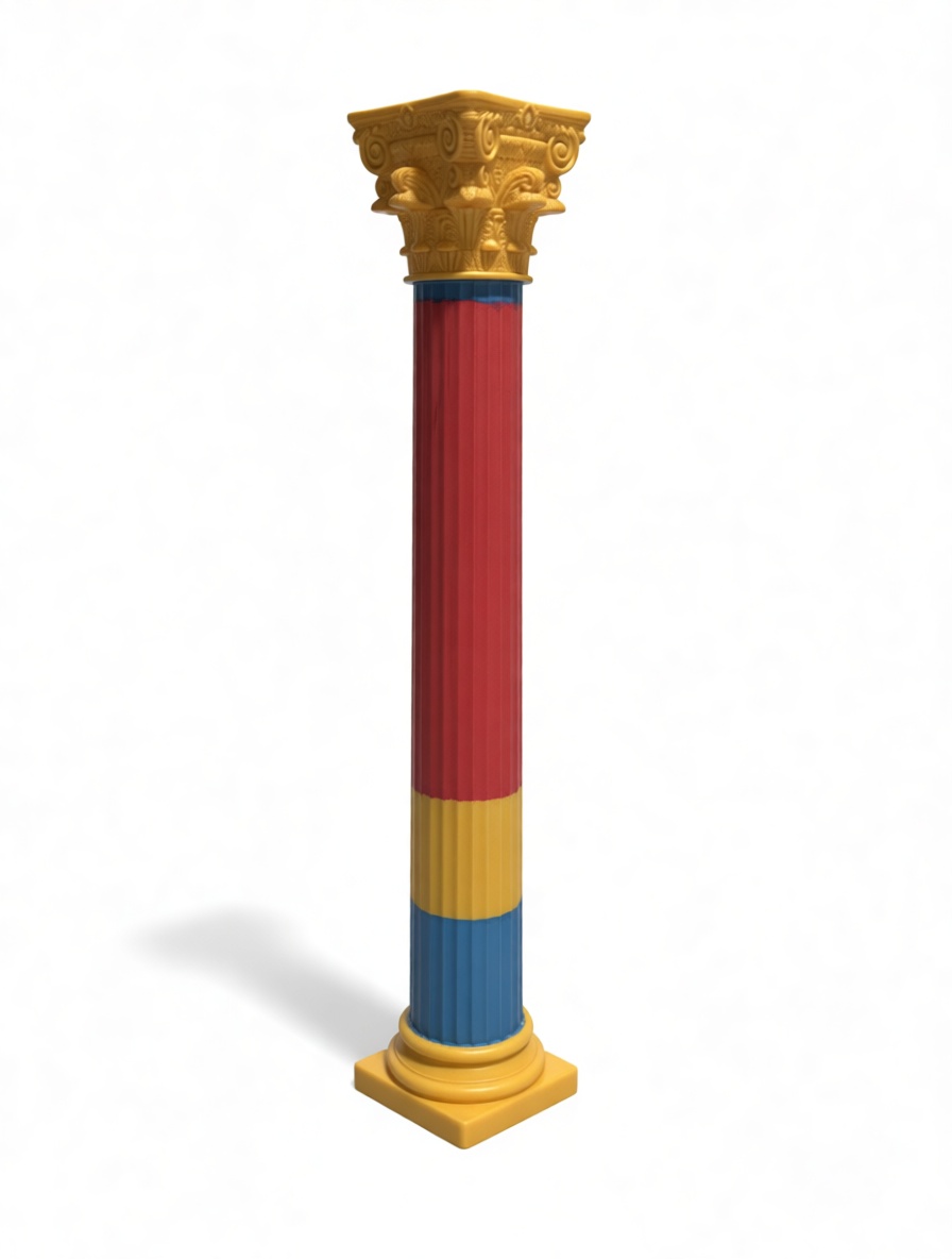 Polychrome Corinthian Column free 3D printable STL
