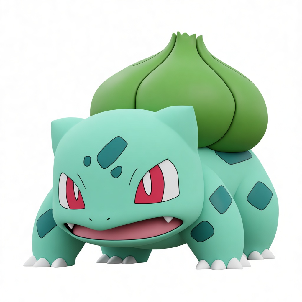 Bulbasaur Figurine free 3D printable STL