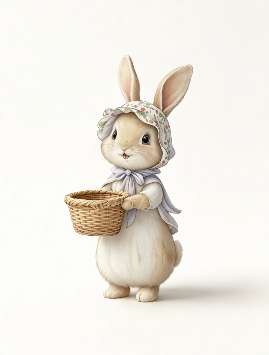 Easter Bunny Figurine free 3D printable STL