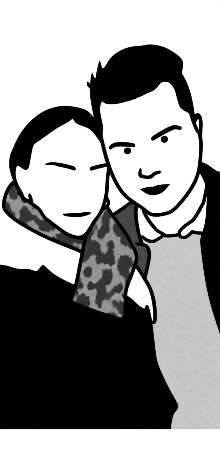 Couple Silhouette Art free 3D printable STL