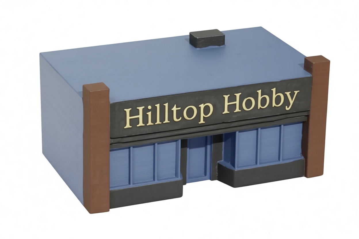 Hilltop Hobby Building Model free 3D printable STL