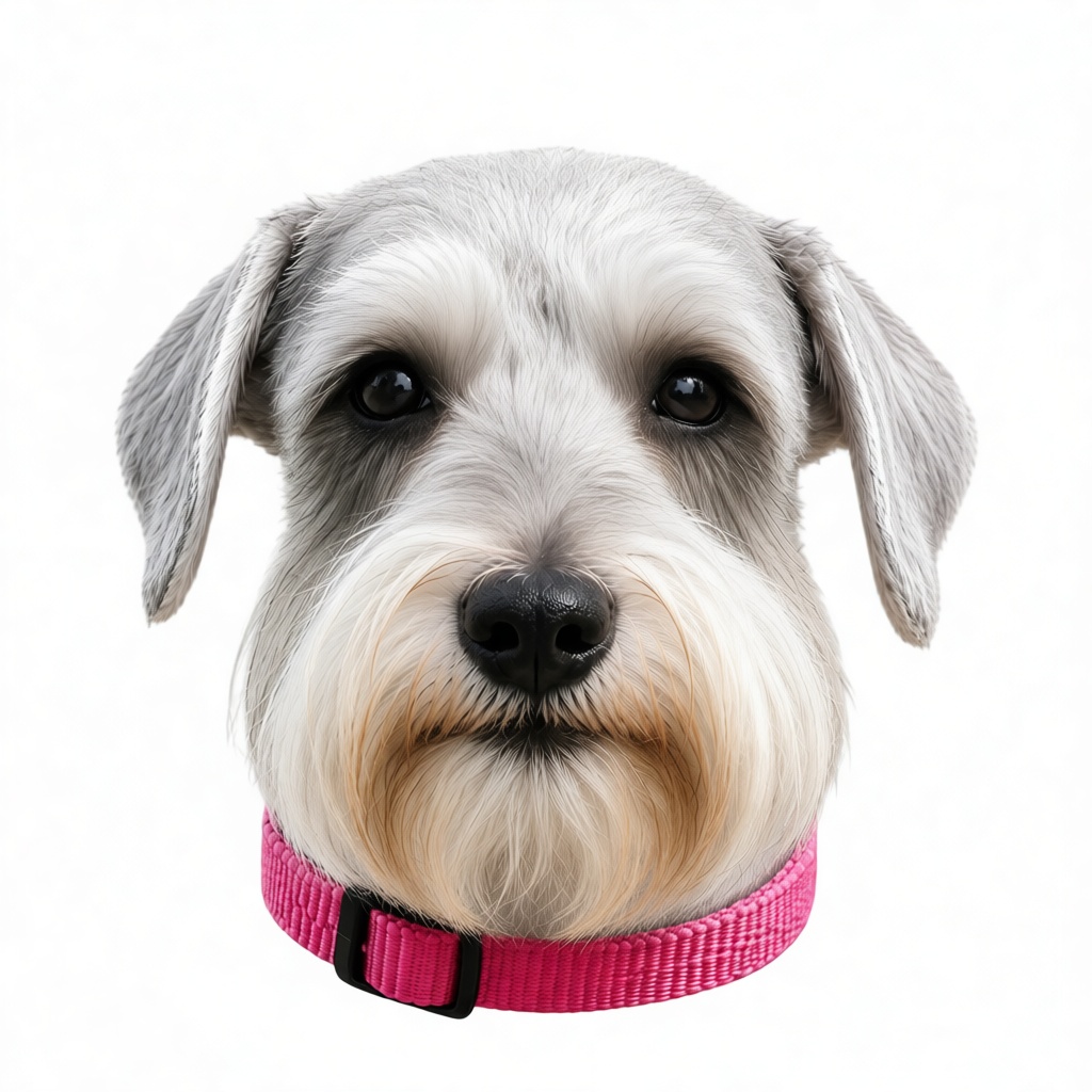 Schnauzer Dog Bust free 3D printable STL