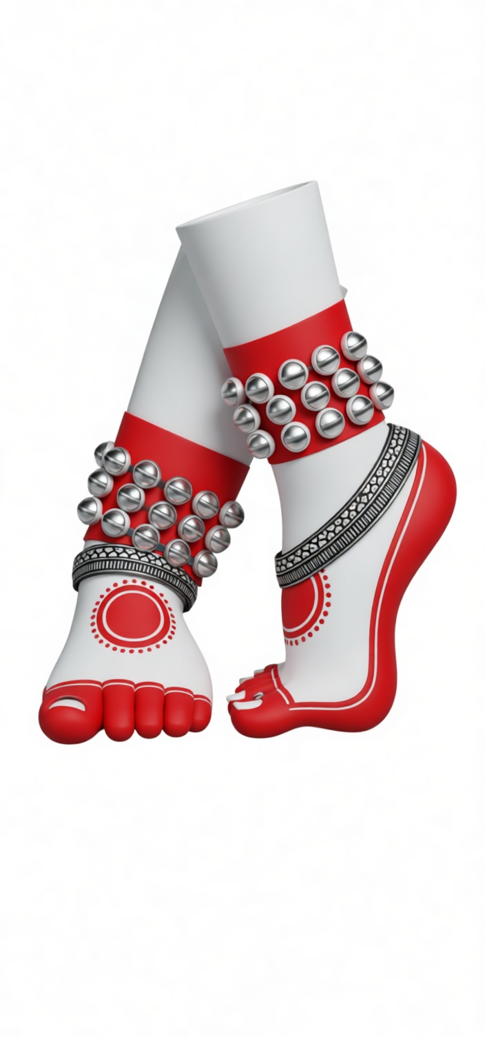 Kathak Ankle Bells Model free 3D printable STL
