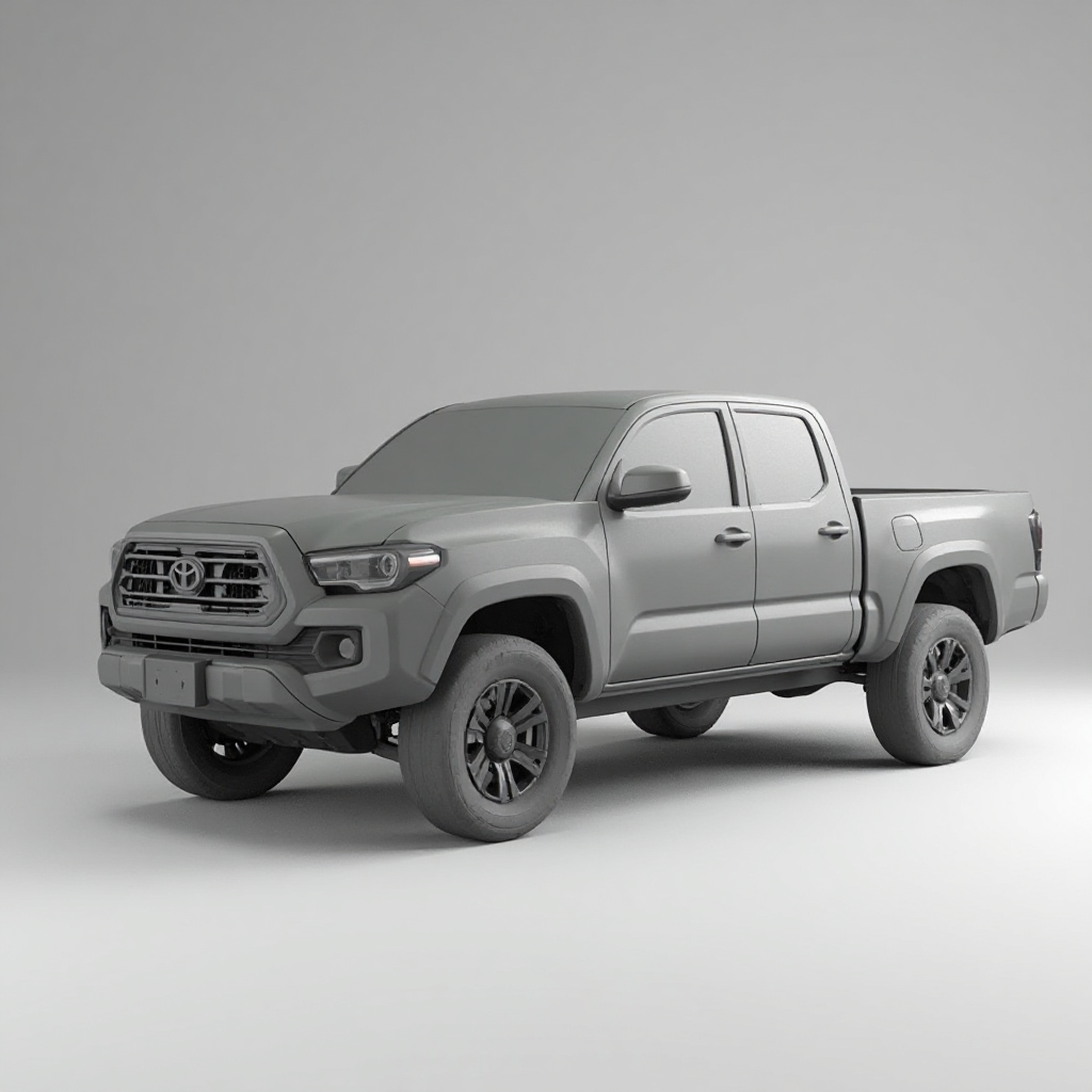2017 Toyota Tacoma Model free 3D printable STL