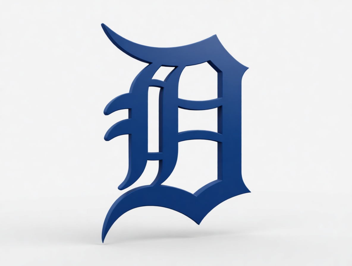 Detroit Tigers Logo Model free 3D printable STL