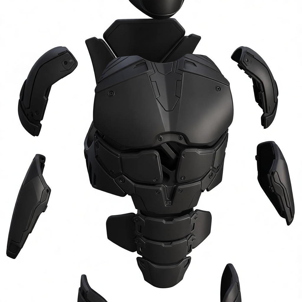 Halo MJOLNIR Chest Armor free 3D printable STL
