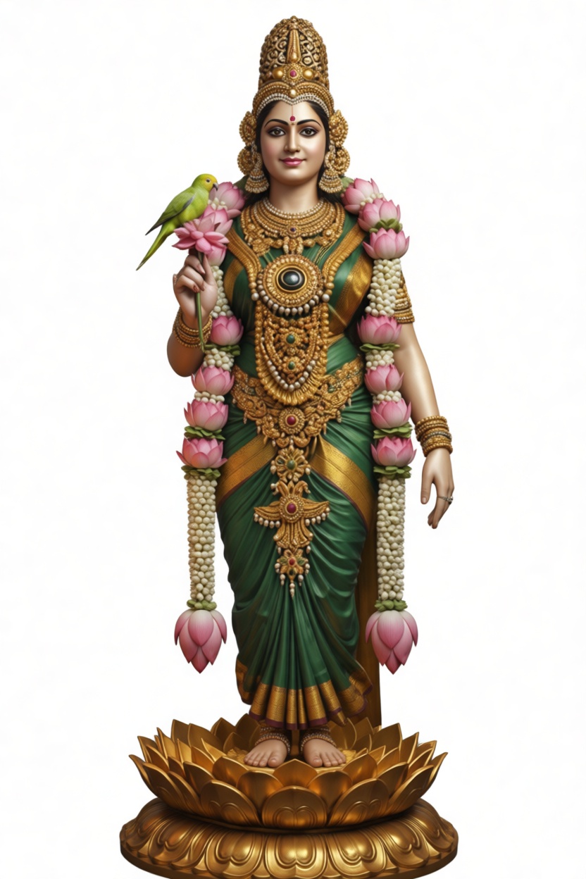Lakshmi Goddess Statue free 3D printable STL