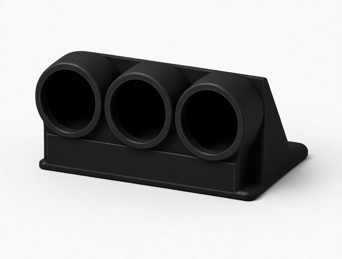 Triple Gauge Pod Holder free 3D printable STL