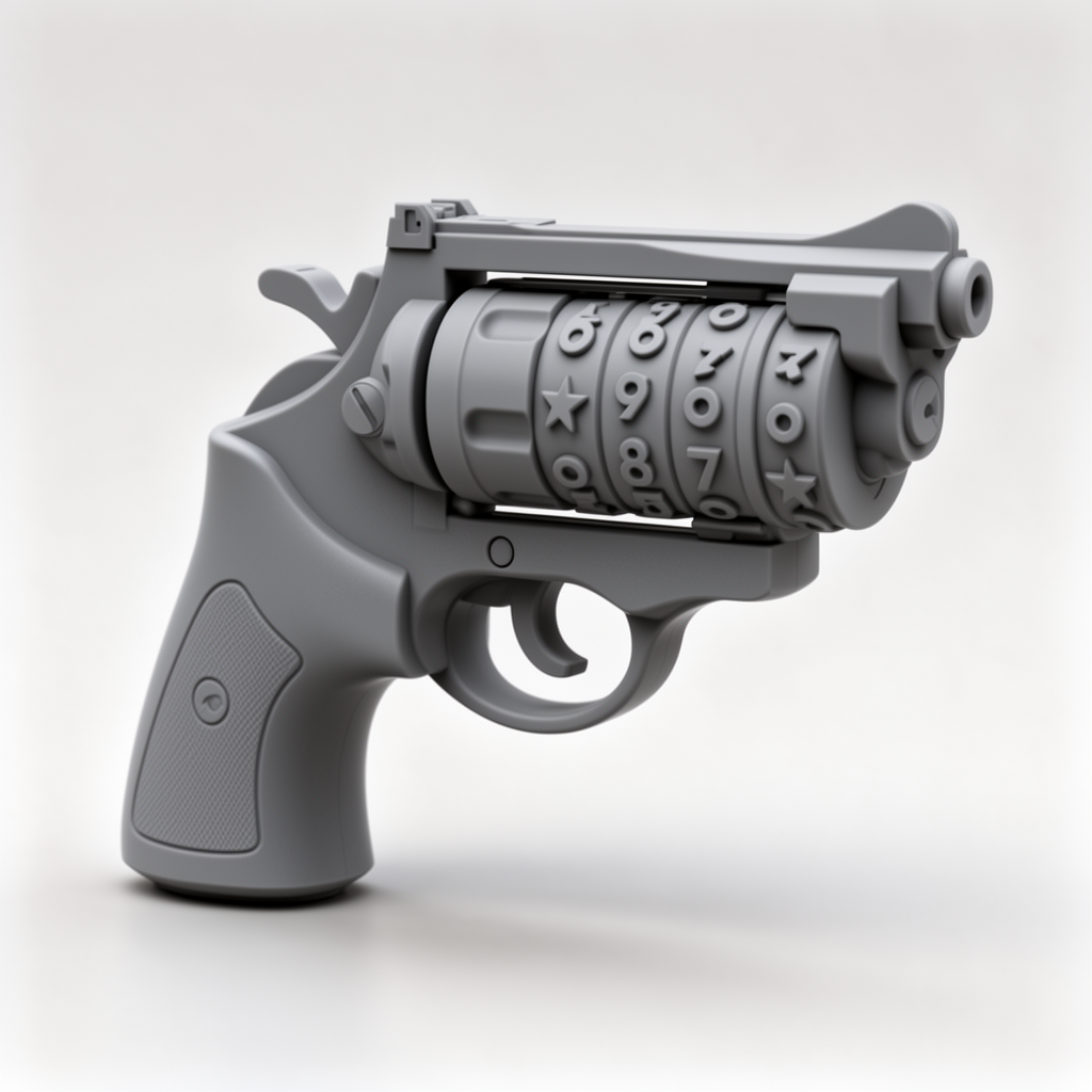 Jackpot Revolver Model free 3D printable STL