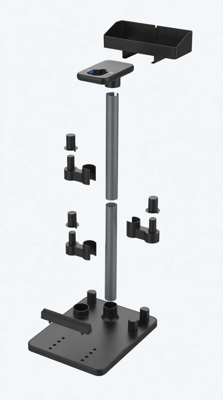 Adjustable Monitor Stand free 3D printable STL
