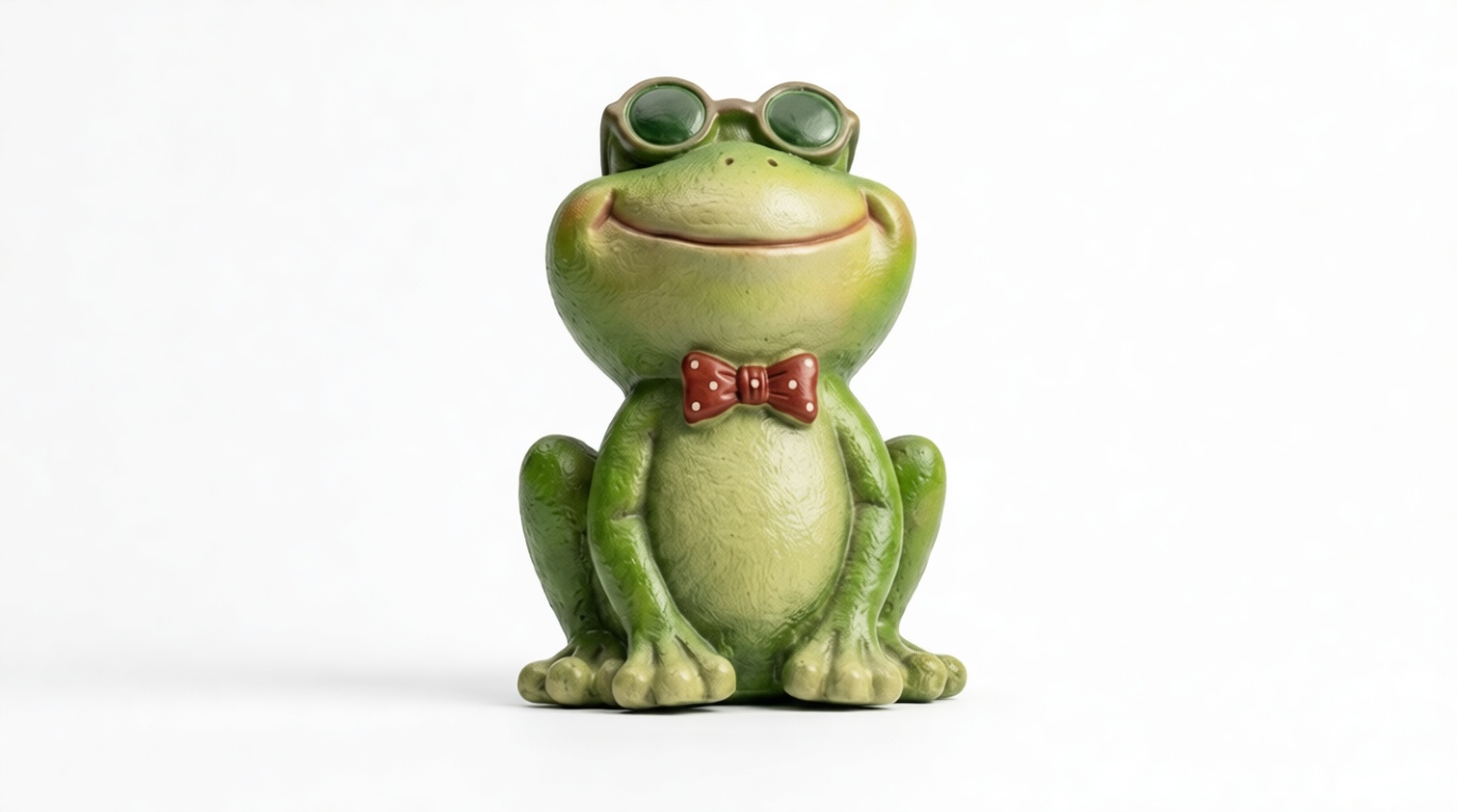 Smiling Frog Figurine free 3D printable STL
