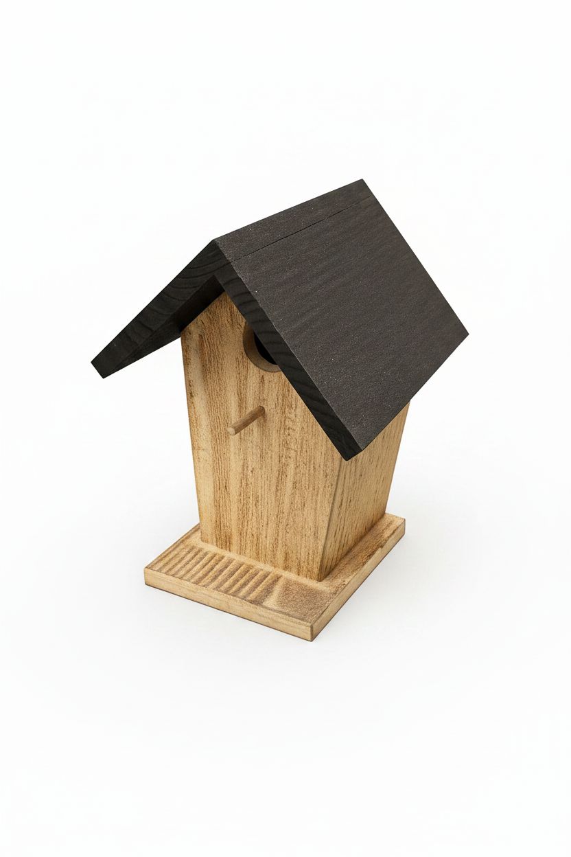 Wooden Birdhouse Model free 3D printable STL
