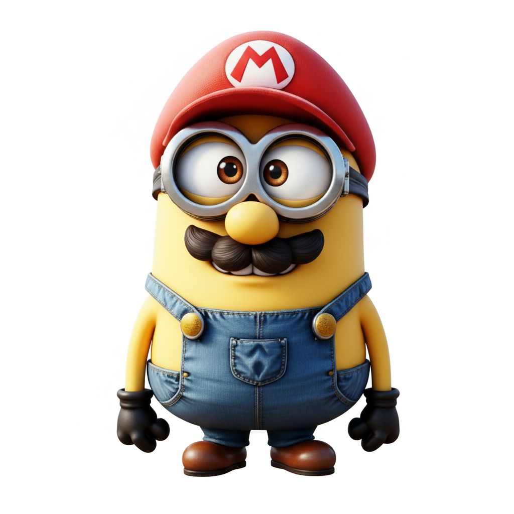 Minion Mario Adventure free 3D printable STL