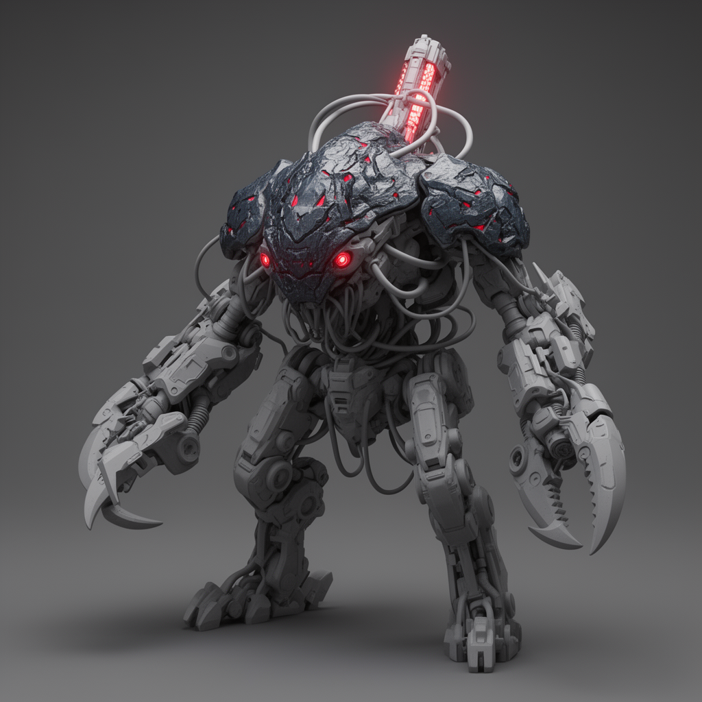 Chrome Carnifex Biomech Figurine free 3D printable STL