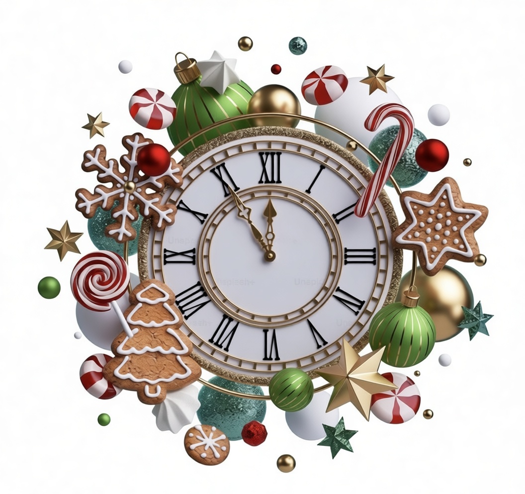 Christmas Clock Decoration free 3D printable STL