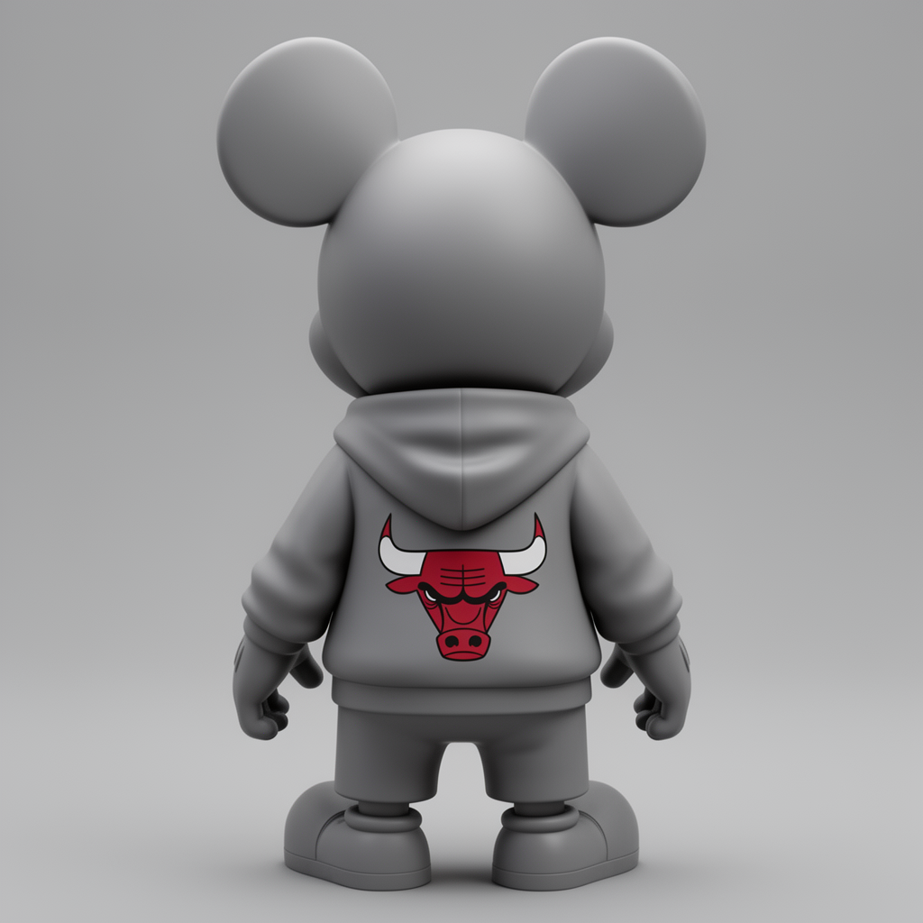 Mickey Mouse Hoodie Figurine free 3D printable STL